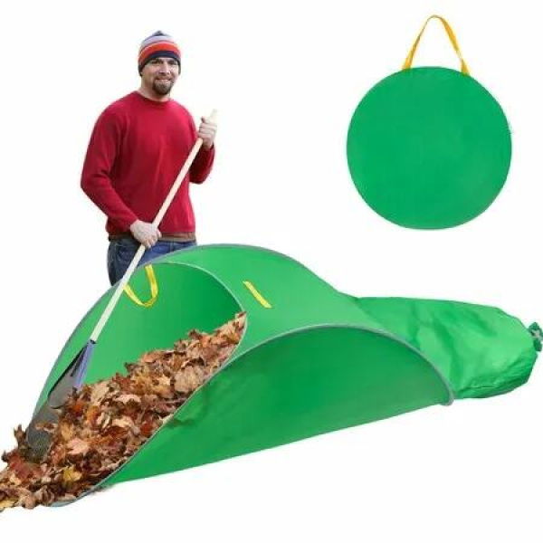 Leaf Collector,Extra Large Portable Pop Up Leaf Bags, Foldable Leaf Pick Up Tools,Reusable Yard Garden Bags for Leaves Lawn Trash