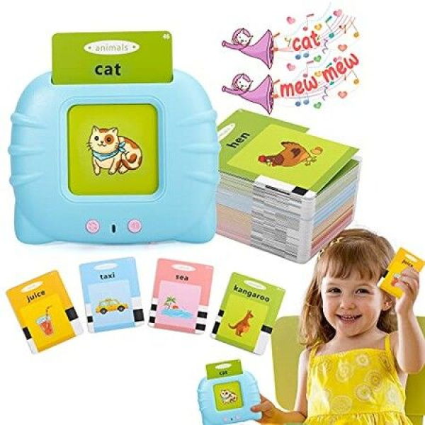 Learning Talking Flash Cards Toy With 224 Words Kindergarten Toddler Speech Development Game Toy Gift For Kids