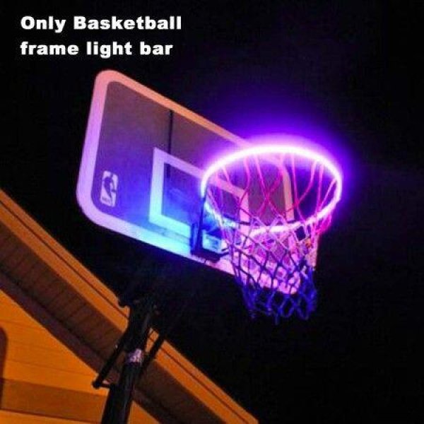 LED Basketball Hoop Lights Solar Powered Basketball Rim Lights For Indoor Or Outdoor Basketball Hoop