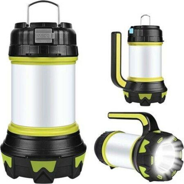 LED Camping Light Camping Lantern USB Rechargeable Dimmable IP68 Waterproof Camping Torch