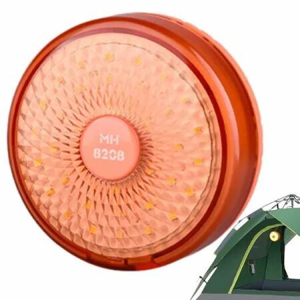 LED Camping Light USB Rechargeable Outdoor Tent Colourful Warm Ambiance String Light Portable Storage Tape Measure for Camping