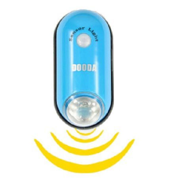 LED White Light Sensor PIR Motion Light/ Bedside Light/ Corridor Mounted Light - Blue.