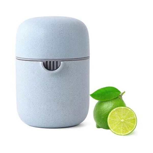 Lemon Squeezer Simple Manual Citrus Juicer Small Portable Lime Orange Juicer Cup with Two Ways of Use for Different Fruits