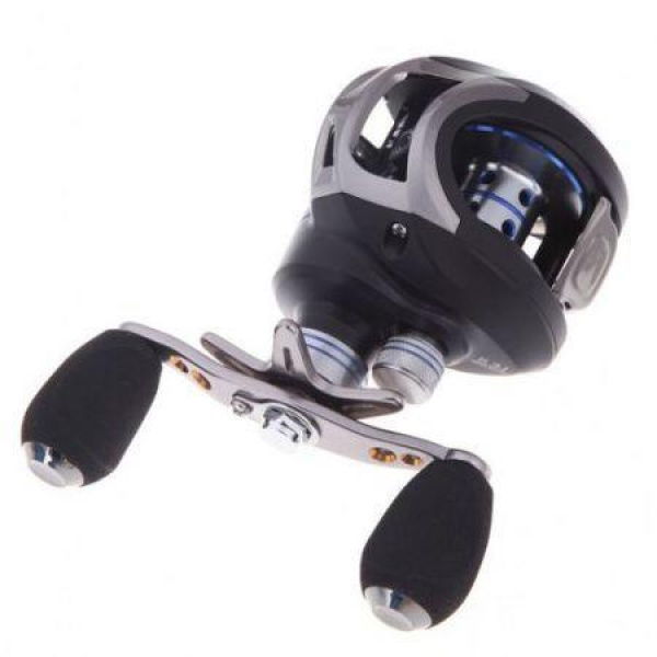 LMA200 10+1BB Ball Bearings Left Hand Baitcasting Fishing Reel High Speed 6.3:1 Black.