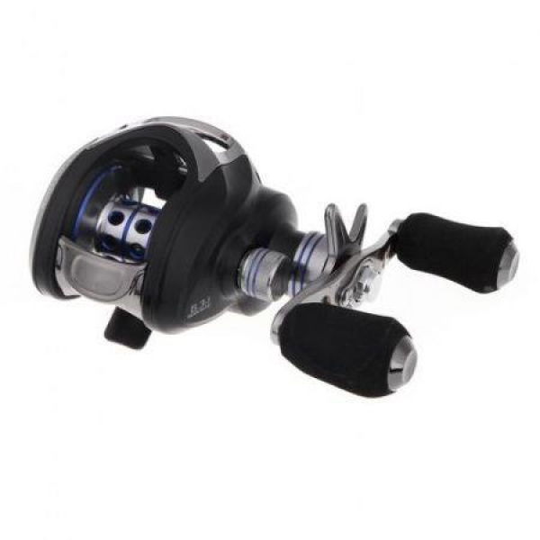 LMA200 10+1BB Ball Bearings Right Hand Baitcasting Fishing Reel High Speed 6.3:1 Black.