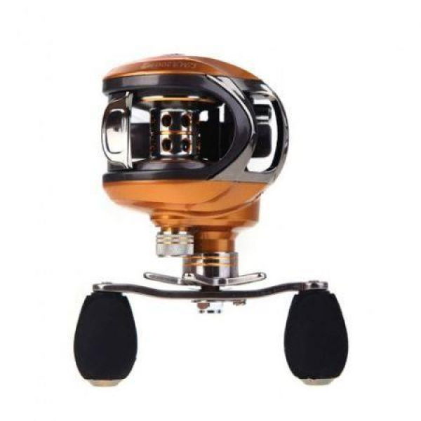 LMA200 10+1BB Ball Bearings Right Hand Baitcasting Fishing Reel High Speed 6.3:1 Golden.