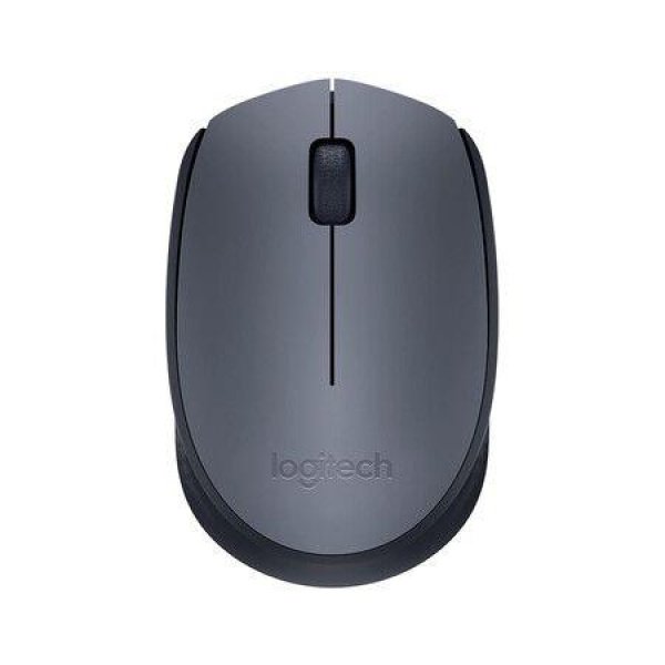 Logitech M170 Wireless Mouse, 2.4 GHz with USB Mini Receiver, Optical Tracking, Ambidextrous PC/Mac/Laptop - Grey