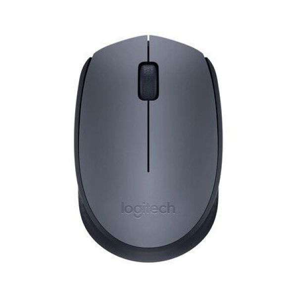 Logitech M170 Wireless Mouse, 2.4 GHz with USB Mini Receiver, Optical Tracking, Ambidextrous PC/Mac/Laptop - Grey