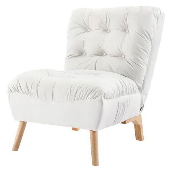 Lounge Accent Chair Sofa Recliner Cream