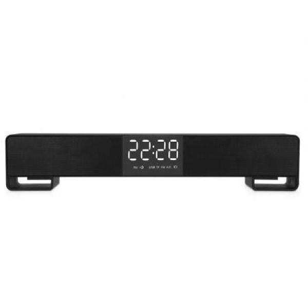 LP - C17 Alarm Clock Wireless Bluetooth Speaker LED Display