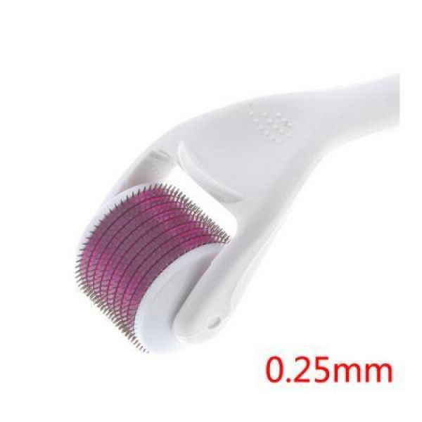 LUD 0.25mm Needles Derma Microneedle Skin Roller Dermatology Therapy System Random Color.