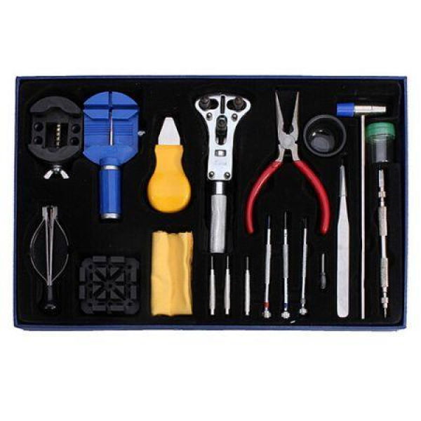 LUD 20pcs Wristwatch Repair Tools Set Kits Pin & Hand Remover