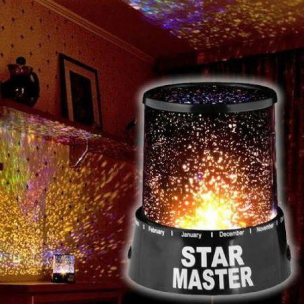 LUD Cosmos Star Master Romantic Colourful LED Projector Lamp Night Light