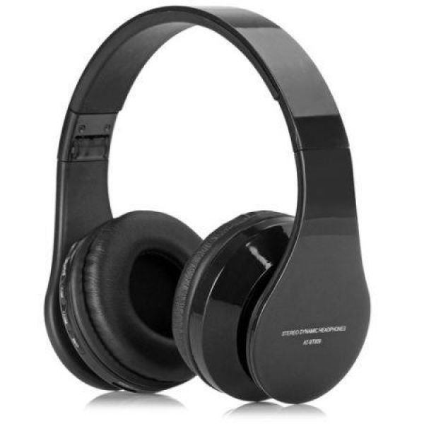 LUD High Quality Wireless Bluetooth Headphones - Black