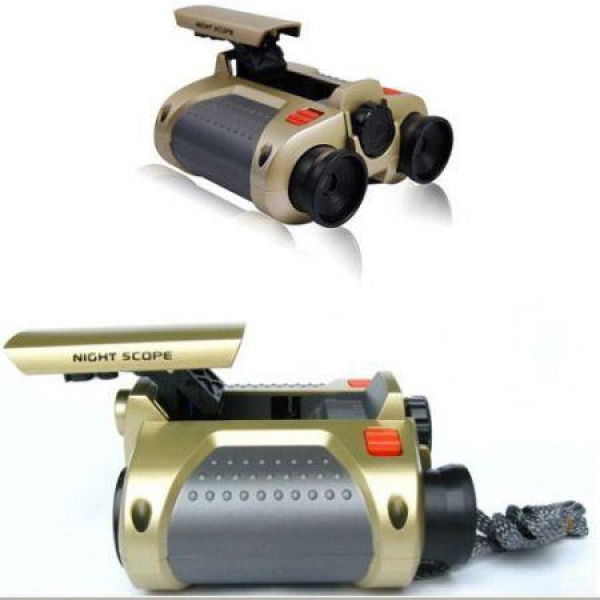 LUD New Night Vision Surveillance Scope Binoculars Telescopes Pop-up Light 4x30 MM