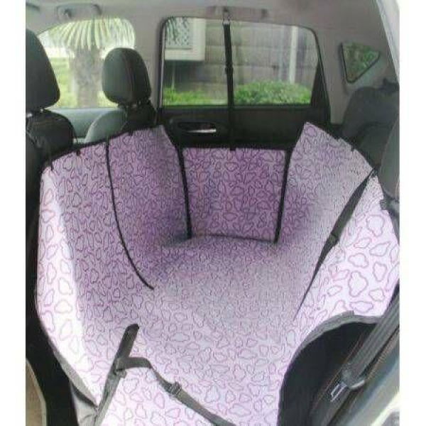 LUD Waterproof Dog Car Hammock Seat Cover For Pets-Purple