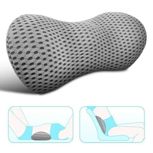 Lumbar Support Pillow,Memory Foam,Ergonomic Streamline Car Seat,Office Chair,Recliner and Bed