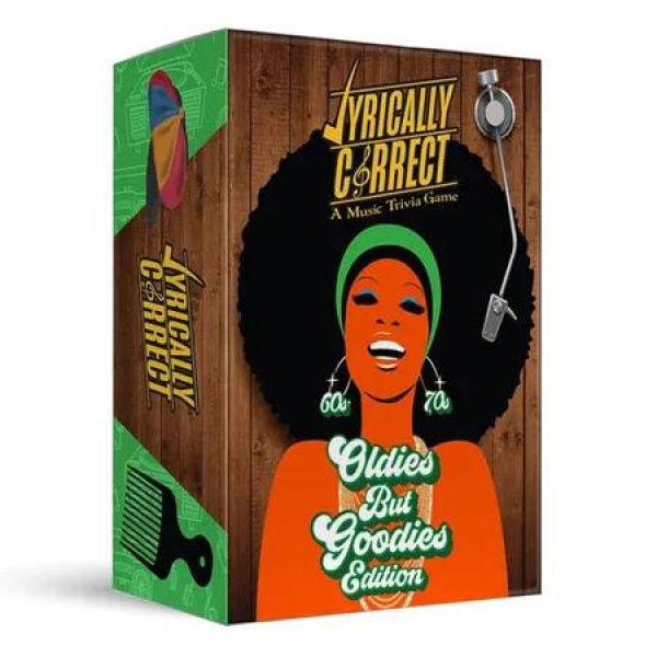 Lyrically Correct 60s & 70s Music Trivia Card Game, Oldies but Goodies Edition Finish the Lyrics Challenge, Fun for Party or Family Night