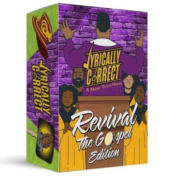 Lyrically Correct Revival Music Trivia Card Game, The Gospel Edition Finish The Lyrics Challenge Fun for Party or Family Night