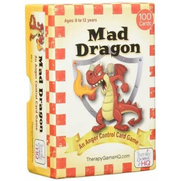 Mad Dragon Anger Control Card Game Emotion Management for Kids Families Friends Party Super Fun Social Gathering Birthday Christmas