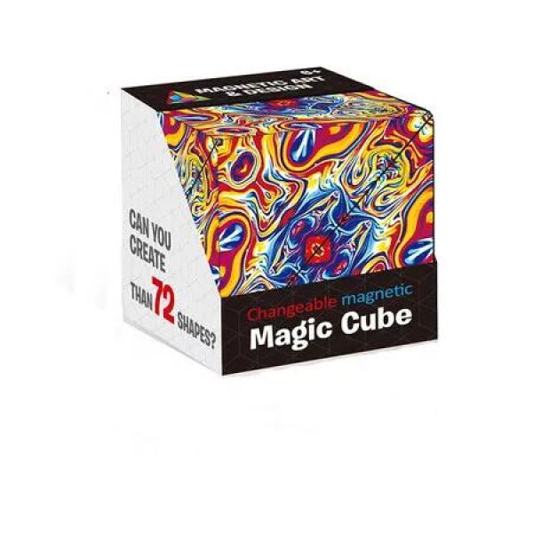 Magic Cube Puzzle Box The Shape Shifting Boxes STEM STEAM 3D Fidget Toys 70+ Shapes Anti Stress Puzzles Brain Teaser Magnet Toy