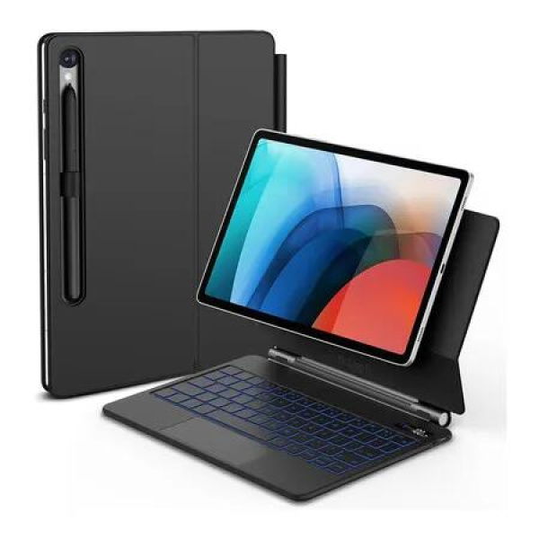 Magic Keyboard for Samsung Galaxy Tab S9 FE S8 S7 11 Inch Magnetic Keyboard Case Floating Cantilever Stand