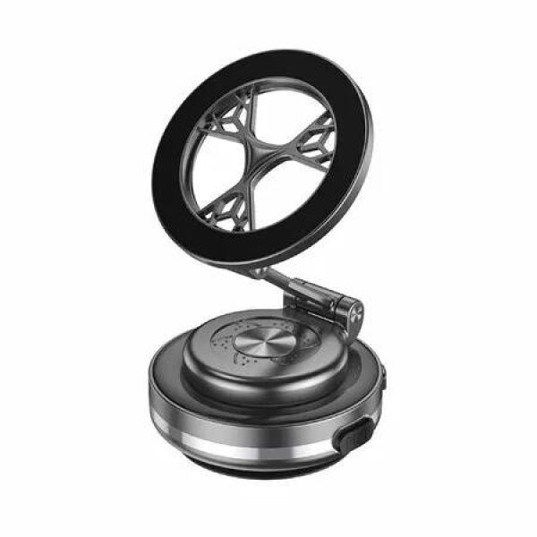 Magnetic Car Phone Holder 360 Degree Rotatable Suction Cup Mount for Car Dashboard & Gym, Universal Phone Bracket(Black)