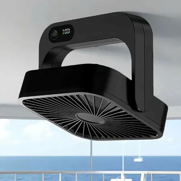 Magnetic Cruise Ship Approved Fan,5000mAh Battery Operated Portable Fan with 5 Speeds,Magnetically Sticks on Cabin Ceilings and Walls,Cruise Essentials