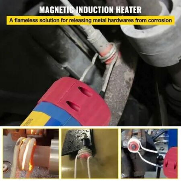 Magnetic Induction Heater Kit 1000w Induction Heater Hand-held Bolt Induction Heater with 10PCS Induction Coils 220V Flameless Induction