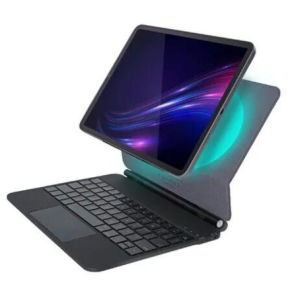 Magnetic Keyboard iPad 11inch Slim Cover Multi Touch Trackpad 3 Brightness Levels Wireless Bluetooth Smart Case Black Protective