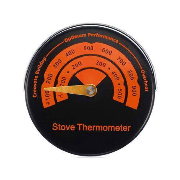 Magnetic Stove Thermometer Wood Burner Top Thermometer For Avoiding Stove Fan Damaged By Overheating