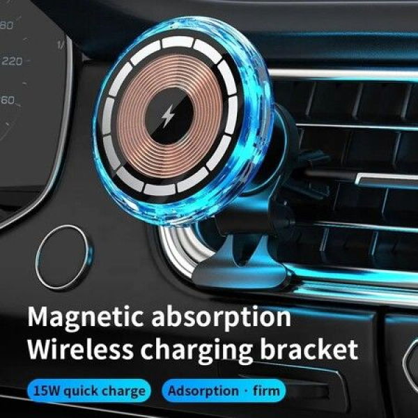 Magnetic Wireless Car Charger For IPhone 14 13 12 Pro Max Plus Mini Series