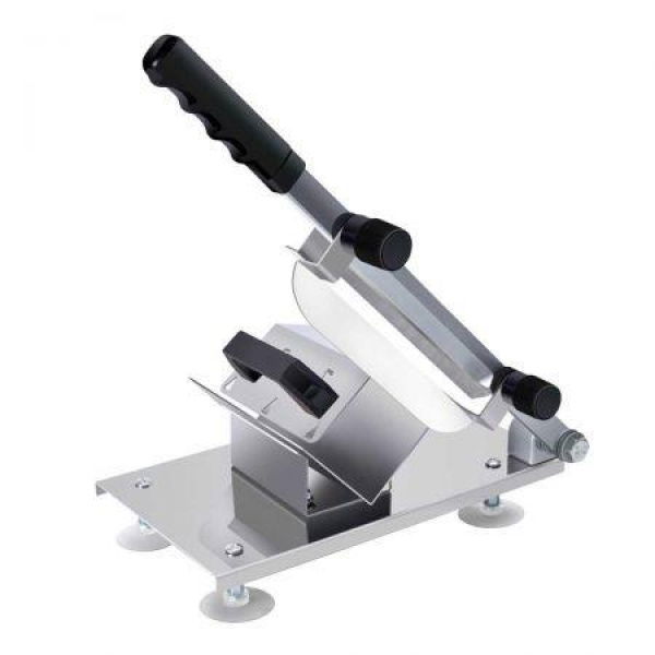 Manual Frozen Meat Slicer Handle Meat Cutting Machine 18/10 Commercial Grade Stainless Steel.