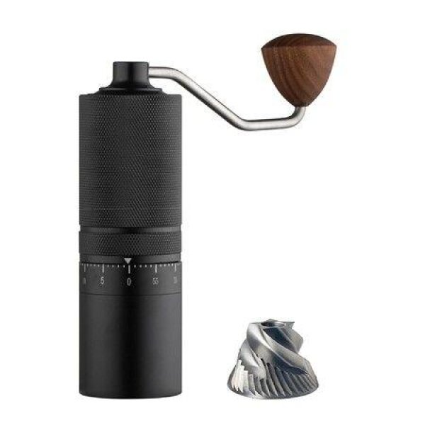 Manual Hand Coffee Bean Grinder,Hand Coffee Grinder,External Adjustable Stainless Steel Reticulate Pattern Coffee Grinder,For Must-Have in Any Self Ground Coffee