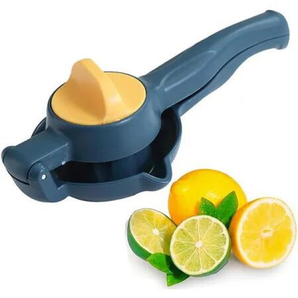 Manual Lemon Juicer,Fruit Juicer Citrus Lemon Squeezer Household Small Lemon Clip Squeezer Hand Press Kitchen Tool for Lemon Juice (Blue)