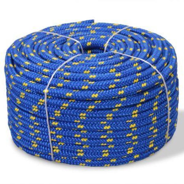 Marine Rope Polypropylene 10 Mm 50 M Blue