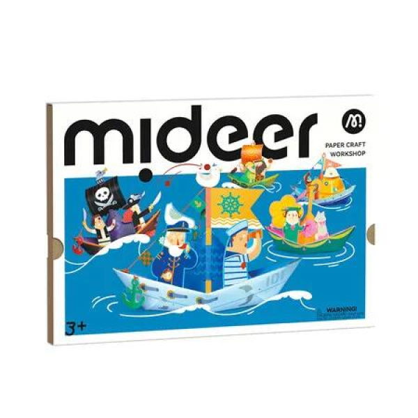 Maritime Explorers Paper Boat 3D Stereoscopic Educational Toy Build Early Sequencing Skills And Basic Aerodynamics Curiosity
