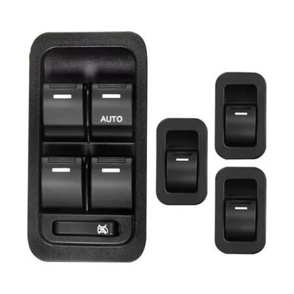 Master+3 Single Window Switch For Ford Territory SX SY SZ 2004-2014 White Illuminated 9R7914A132AA, WS133BL 13Pin