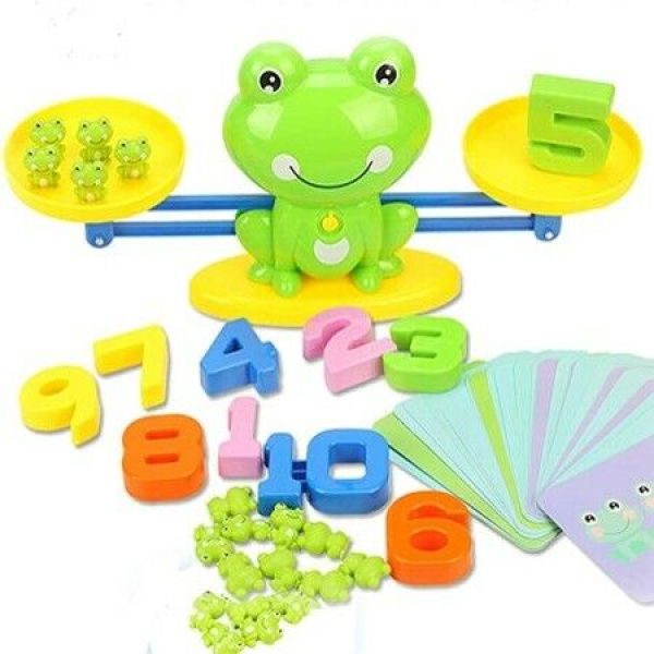 Math Toy Educational Balance Game And Counting Frog Set For School Kids