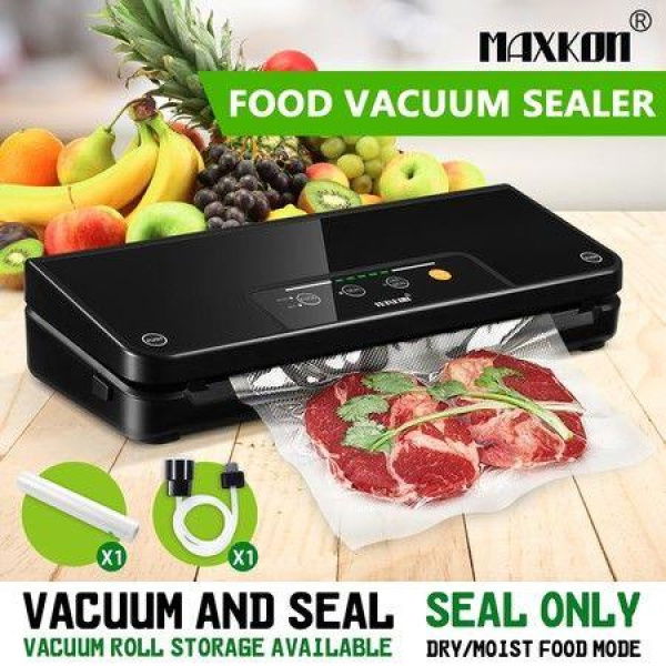 Maxkon Food Vacuum Sealer Packing Machine Dry Wet Food Storage With Free Bags