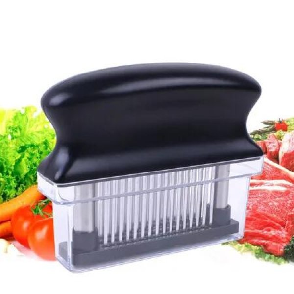 Meat Tenderizer with 48 Stainless Steel Ultra Sharp Needle Blades Heavy Duty Cooking machine for Tenderizing Beef,Turkey,Chicken,Steak,Veal,Pork,Fish etc