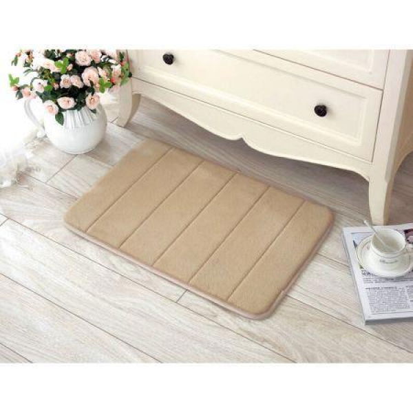 Memory Foam Non-slip Soft Touch Mat Rug Carpet Rebound Khaki