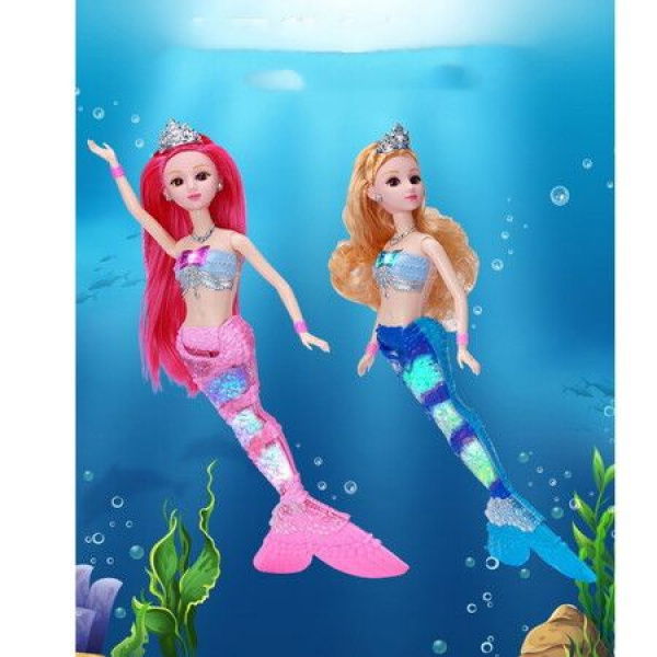 Mermaid With Light-up Tail Doll