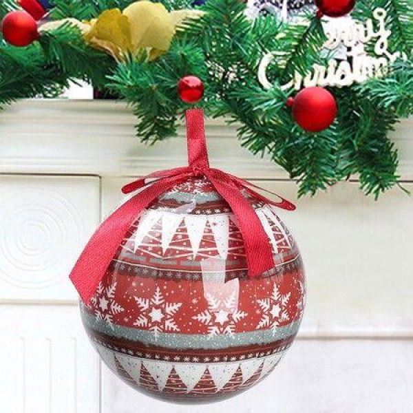 Merry Christmas, Holiday Ball Ornament Tree Ornament, One 2.8 Inch Multi-style Holiday Light Bulb Ornament Holiday Tree Ornament