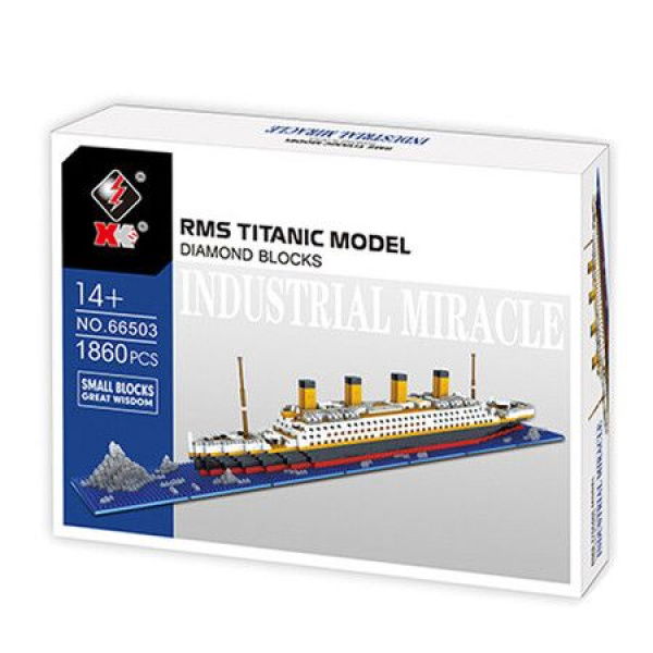 Micro Mini Blocks Titanic Model Building Set 1860 Piece Mini Bricks Toy For Adults And Kids