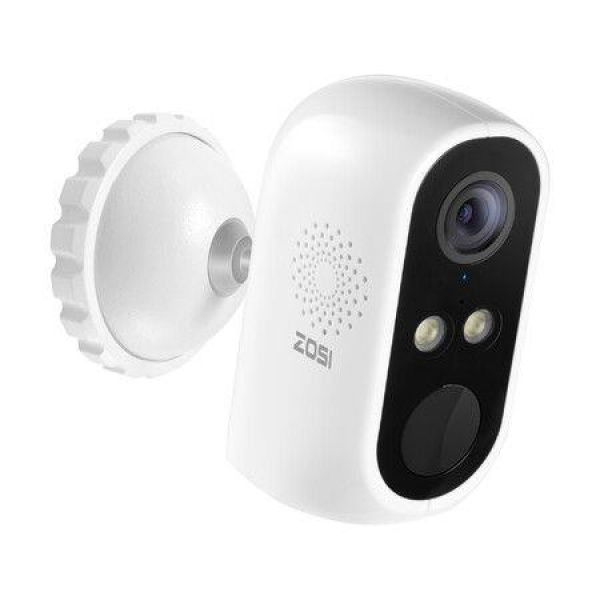 Micro SD Card 32GB 2K Battery Powered Wireless Security Camera 3MP Weatherproof Cam Color Night Vision Human Detection For Home Office Surveillance.