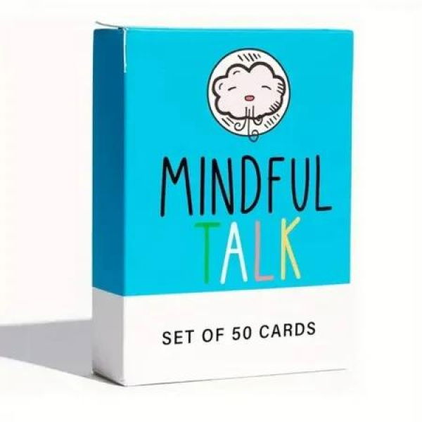 Mindful Talk Card Game Mindfulness Conversations Children Parents Meaningful Bonding School Interactive Activity Educational Fun Connection Tool