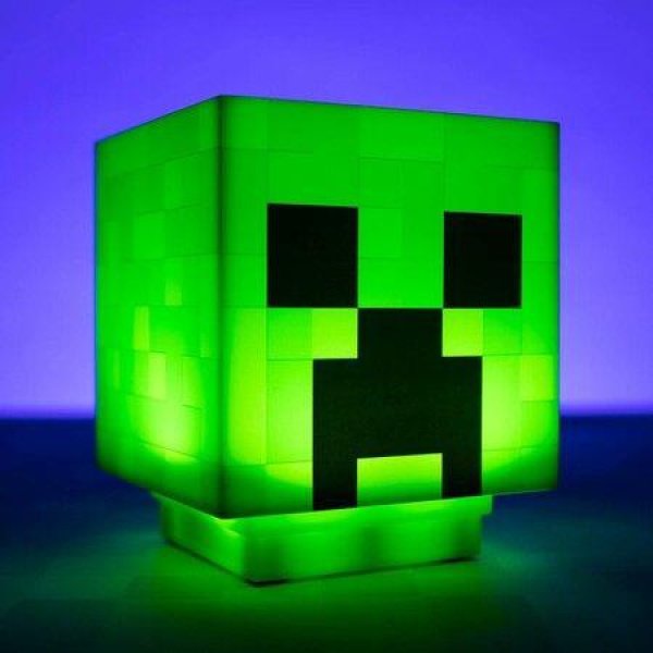 Minecraft Light BDP With Creeper Sounds Powered By 2X AAA Batteries GreeGreen11cm