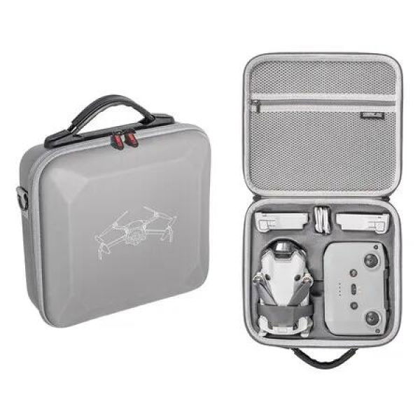 Mini 4 Pro RC-N2 Case, Portable PU Leather Travel Bag Carrying Case for DJI Mini 4 Pro Drone Accessories, Case Only
