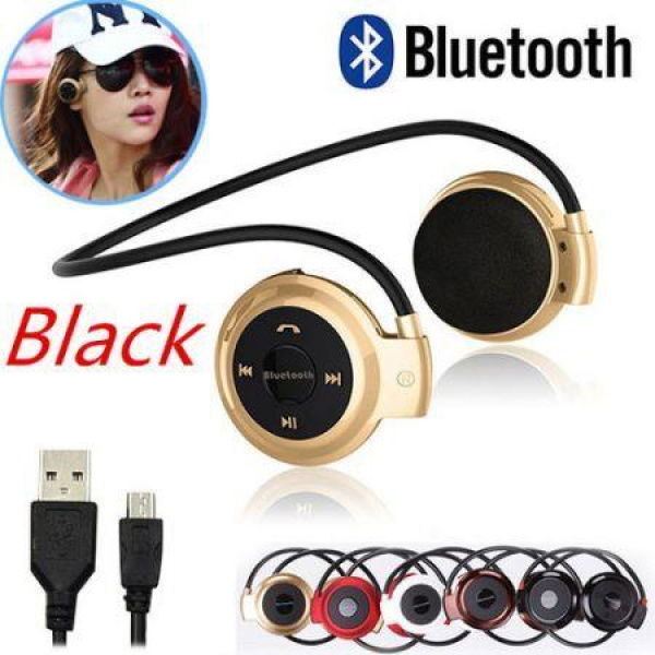 Mini 503 Sport Wireless Bluetooth Stereo Headset Headphone For Samsung IPhone LG - Black